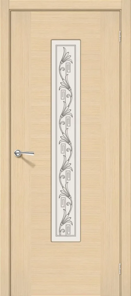 Фото Межкомнатная дверь Рондо Ф-22 БелДуб BR804